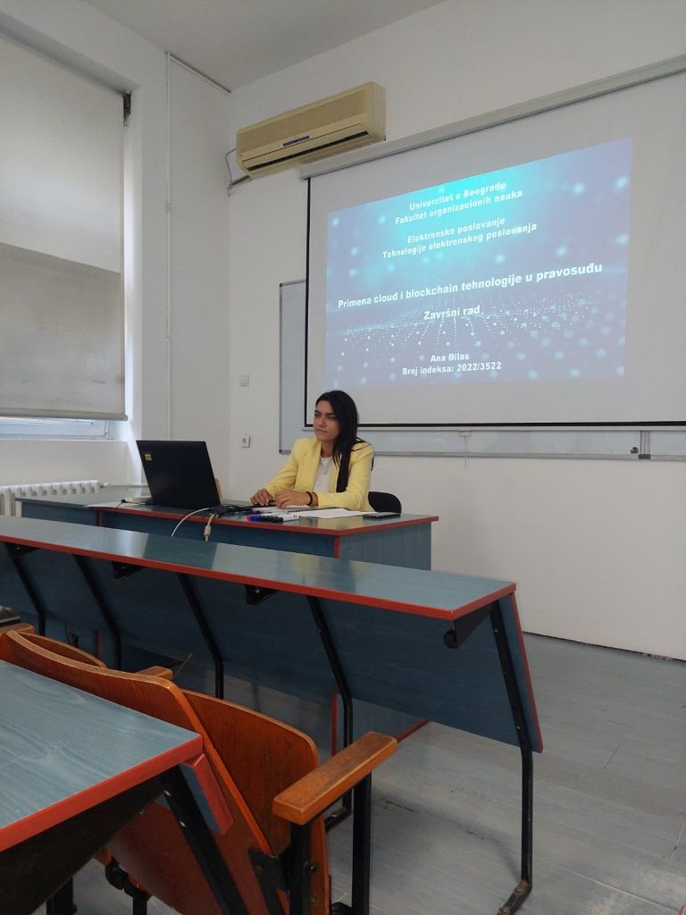 Ana Đilas: Application of Cloud and Blockchain Technologies in the Legal System